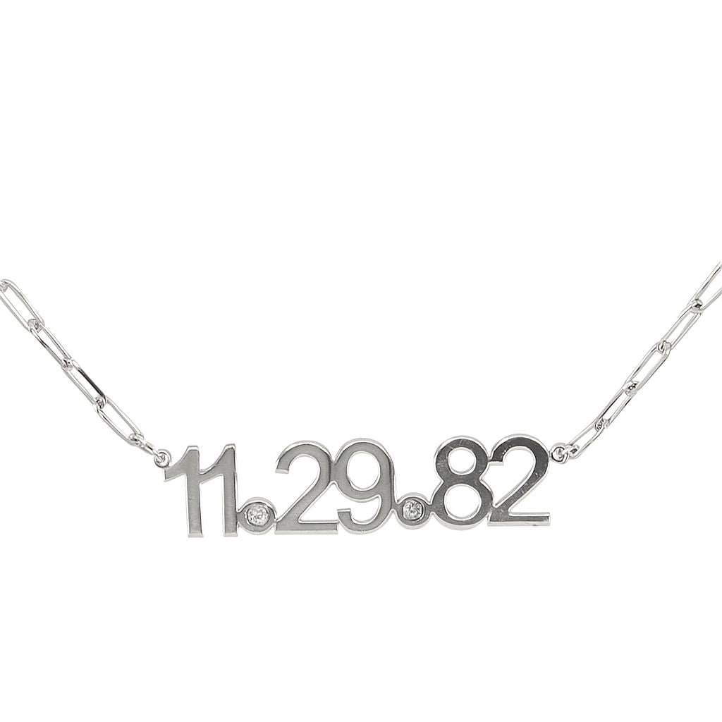 Custom Date Necklace – Personalized Anniversary Jewelry