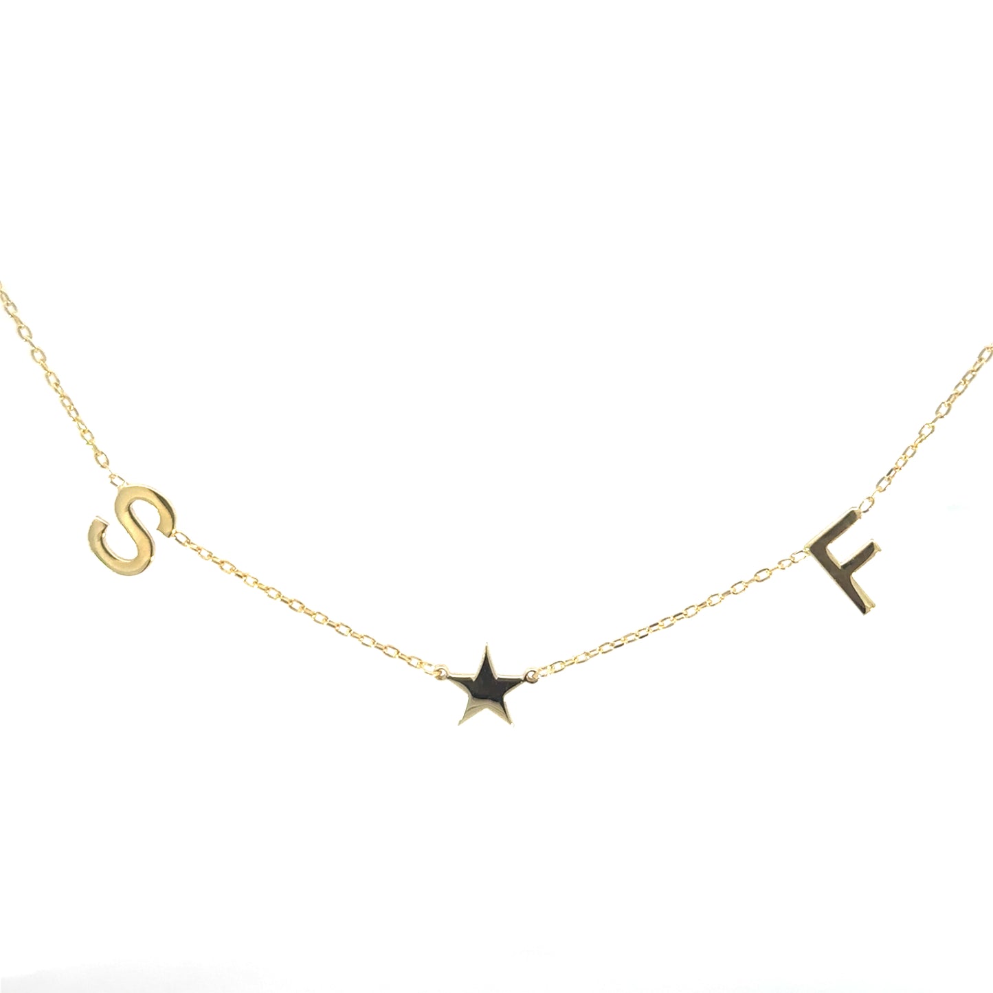 Star Initial Necklace