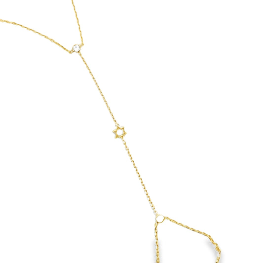 Star Of David Hand Chain
