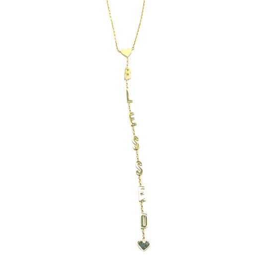 Lariat Name Necklace